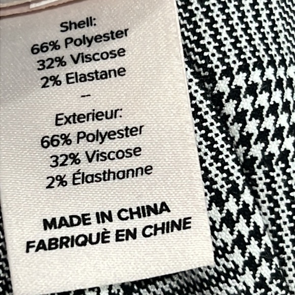 Cinq A Sept serenity plaid houndstooth tailored pants NWT - Picture 9 of 16